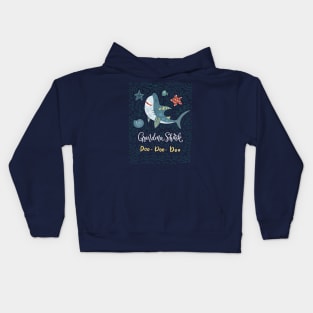 Grandma Shark Doo Doo Doo Kids Hoodie